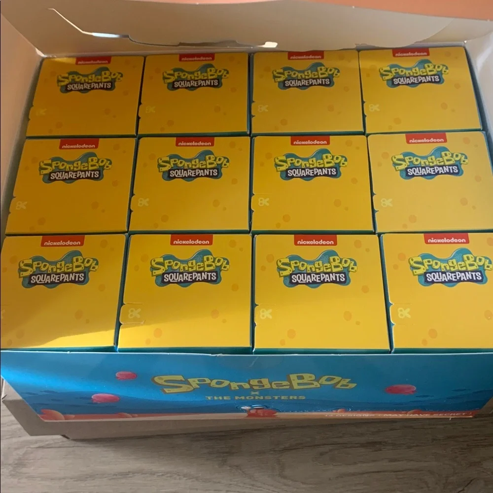 NWT Popmart xSpongeBob The Monsters Kids Toy Set New (full box!) - Picture 3 of 10